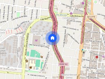 Renta de departamento Xochimilco, Colonia Merced Gómez, C.P. 01600
