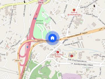 Renta departamento en carretera Mex Toluca, Colonia Santa Fe Cuajimalpa, C.P. 05348