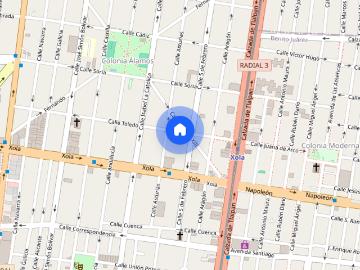Renta departamento en Toledo 151, Álamos, Benito Juárez, 03400 Ciudad de México, CDMX #151, Colonia Álamos, C.P. 03400