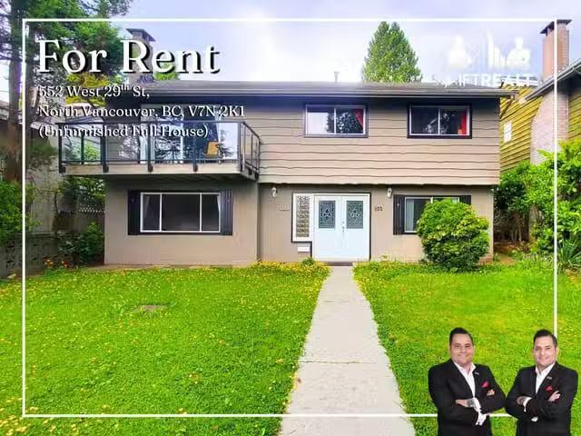 Rental! 6 BR House for rent in North Vancouver, North Vancouve.