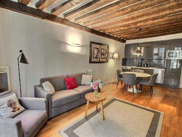 Rental Furnished Appartment 2 Rooms 43m² Louvre Palais Royal, Paris Amsterdam Apartments for Rent