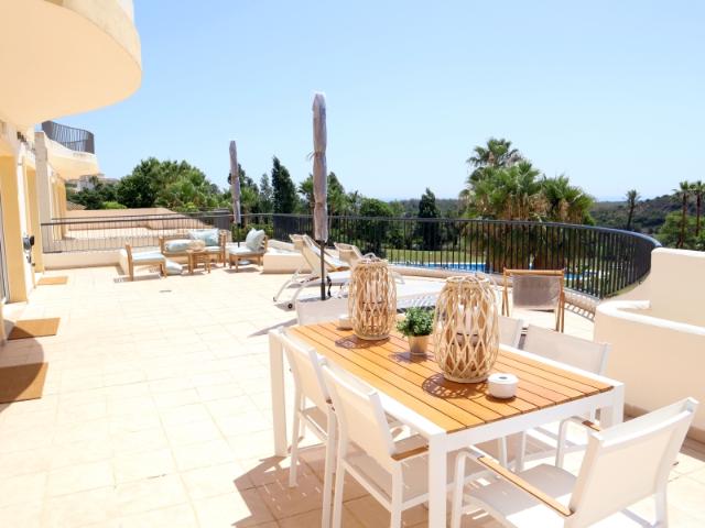 RENTED!, a magnificent and large fully furnished 2 bedroom apartment, at the San Roque Golf Club