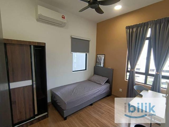 Renting out Middle room with single bed at Shah Alam ready for move in, accept short term rental