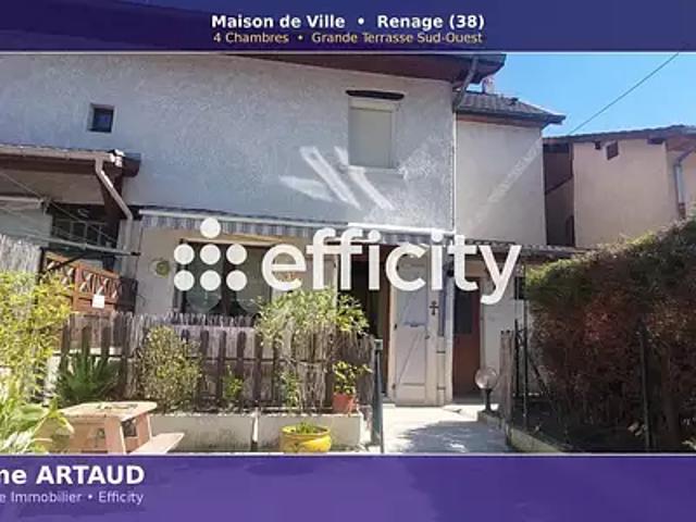 Renage 38140 Achat / Vente maison 6 pièces t6 jardin terrasse