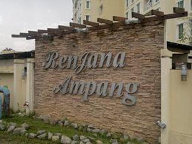 Renjana Ampang 1099sqf Ampang BELOW MARKET 100loan tittle ready
