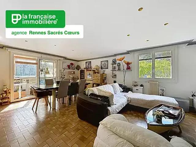 Rennes 35000 Achat / Vente appartement 5 pièces t5 cave