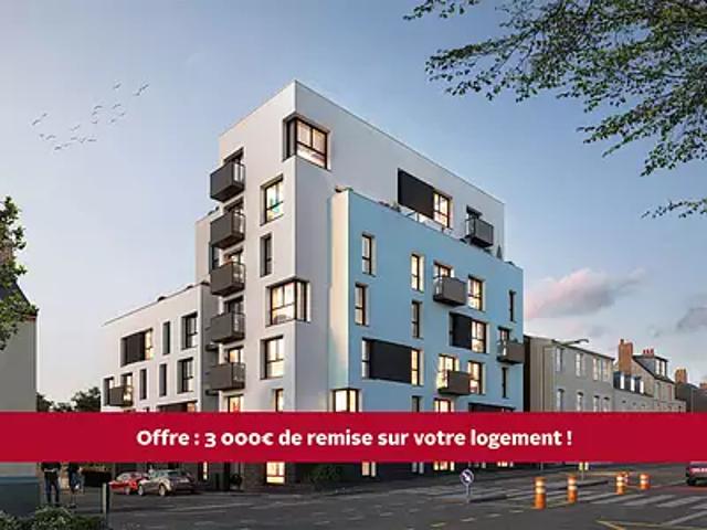 Rennes 35000 Programme neuf appartement neuf à vendre t1 LMNP RT 2012