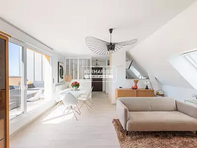 Rennes 35200 Achat / Vente appartement 4 pièces t4 au dernier étage terrasse
