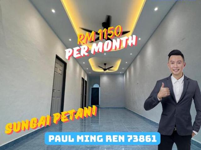 Renovate cantik below market value di Sg Petani
