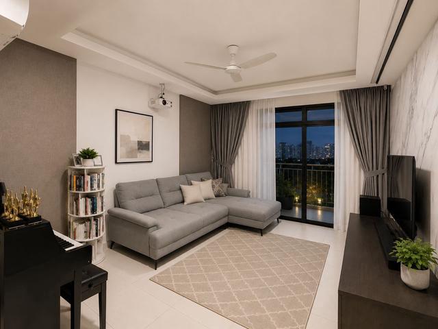 Renovated 3 Rooms Sky Peak Residence Setia Tropika Johor Bahru