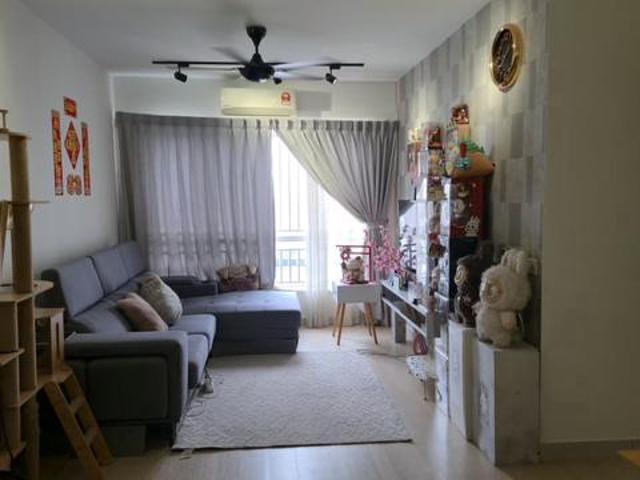 Renovated 0 DownPaymentDe Kiara Apartment Setia Alam