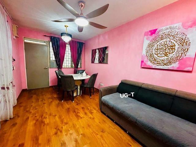 RENOVATED GOOD CONDITION 2nd Floor Pangsapuri Seroja Setia Alam