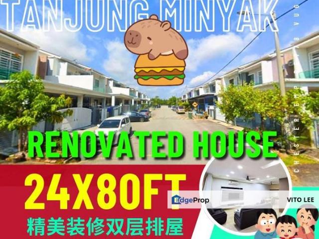 Renovated Double Story House at Tanjung Minyak near Cheng