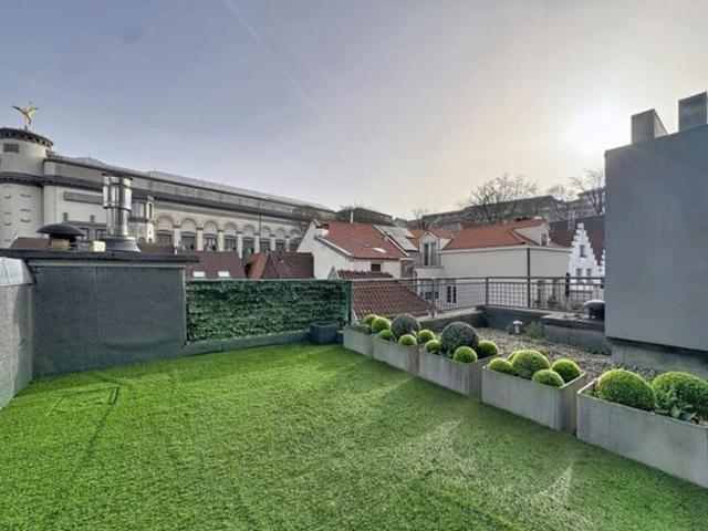 Renovated flat Sablon unfurnished Terrace