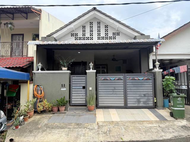 RENOVATED Single Storey Terrace Taman Bunga Raya Setapak Kuala Lumpur