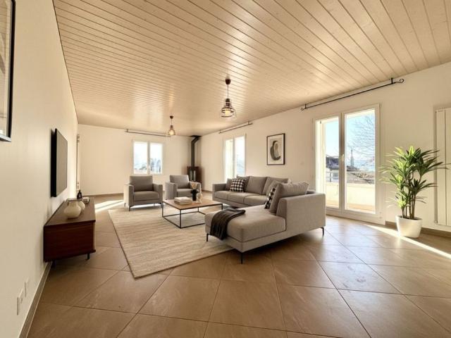 Renovated single villa with 3 bedrooms and large garden in Bremblens sur Morges