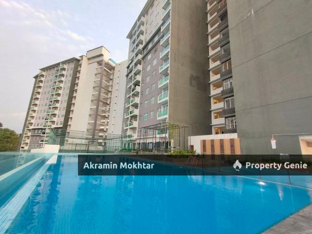 Renovated, Partially Furnished & 2 Parking | Seroja Hills Condominium @ Salak Tinggi, Sepang KLIA view