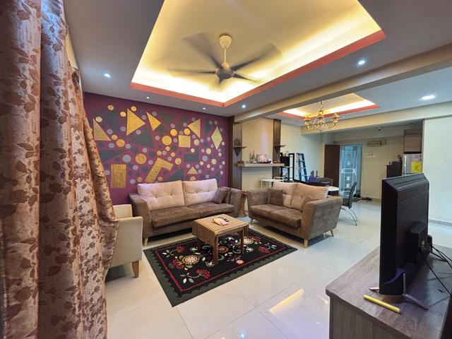 Renovated walking distance MRT Kepong Sentral Condominium