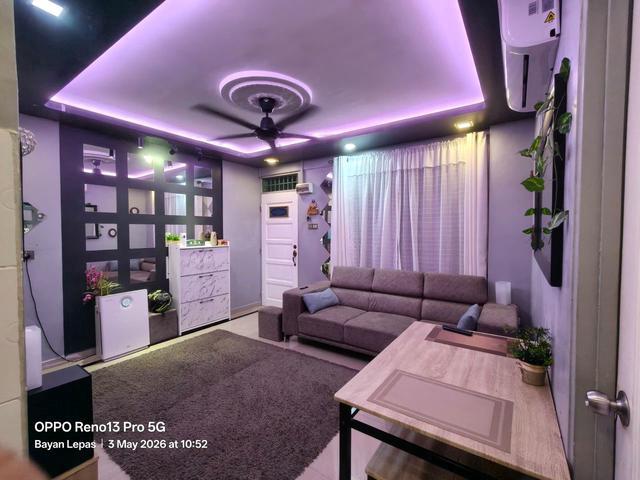 RENOVATEDFLAT ASOKA Level 8 with Lif Bayan Lepas Boleh Full Loan