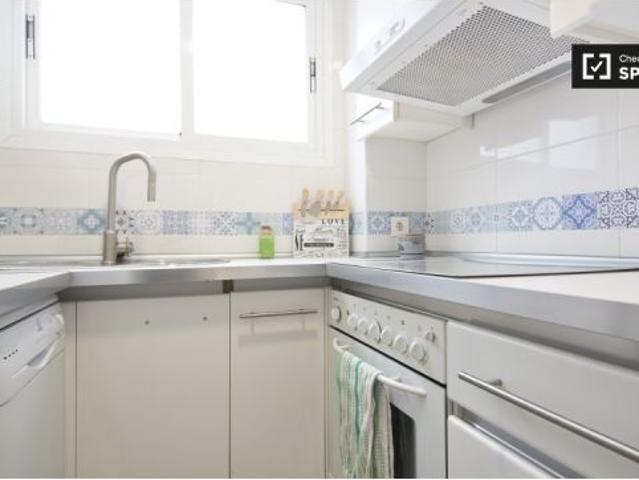 Renovado y luminoso apartamento de 1 dormitorio en alquiler en Prosperidad