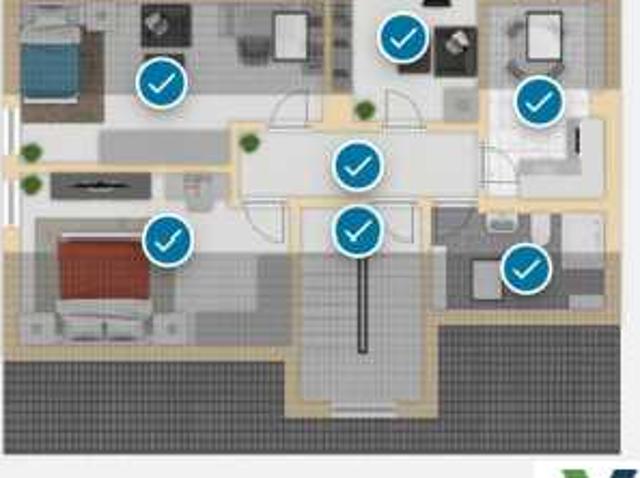 Renovierte, helle Dachgeschosswohnung in Niederkassel