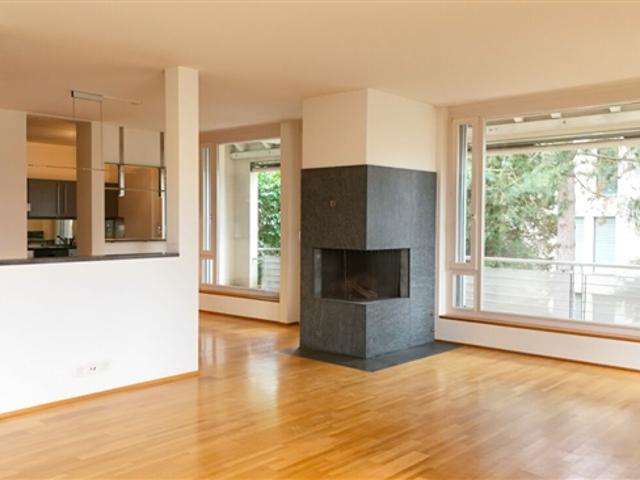 Renovierte Wohnung mit Cheminée, 2 Terrassen und Ziergarten Bruderholz