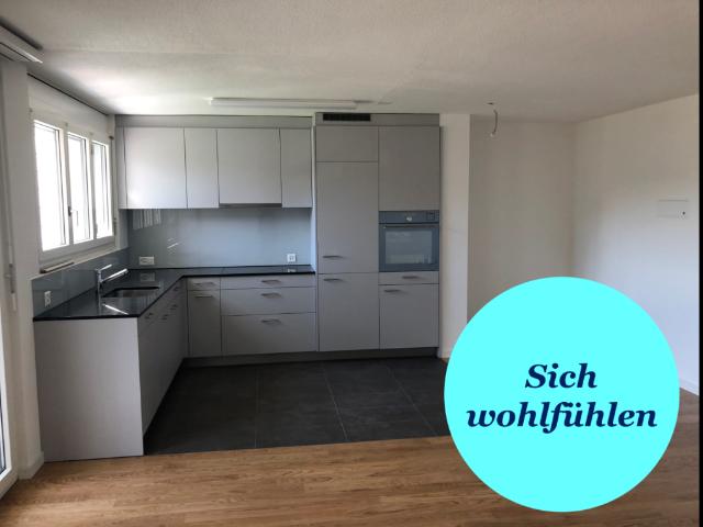 Renovierte Wohnung mit Sicht auf den Pilatus