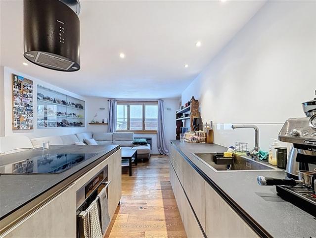 Renovierte, zeitgenössische Chalet Wohnung im Herzen von Verbier