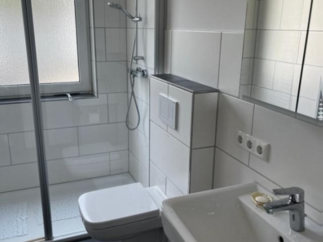 Renovierte 3,5 Zimmer Wohnung in zentraler Lage mit Terasse +Gartenanteil und Garage