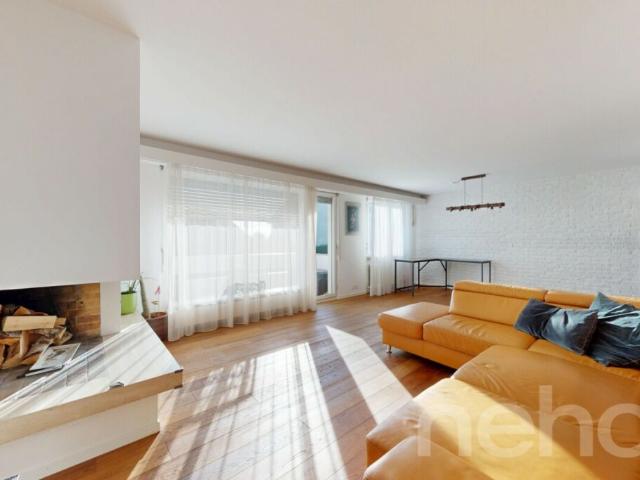 Renovierte 3.5 Zimmer Wohnung mit Balkon und Garten in Oberwil