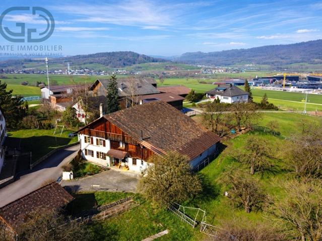 Renoviertes altes Bauernhaus mit zwei Wohnhäusern sowie Stall und Grundstück