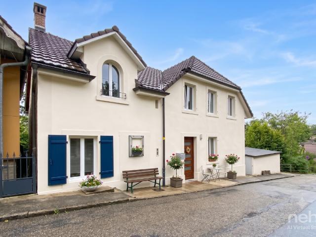 Renoviertes Charakterhaus: Jura Aussicht, ruhiges und starkes Potenzial
