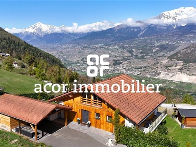 Renoviertes, charmantes Chalet mit außergewöhnlicher Aussicht in Daillet!