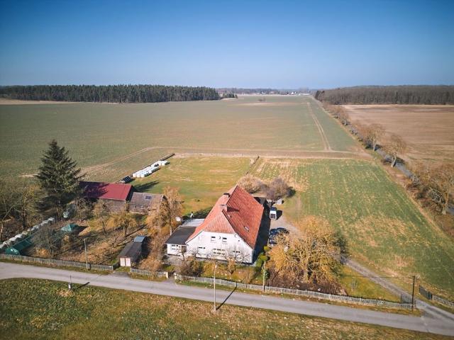 Renovierter Resthof mit Pferdeboxen, kleinen Stallungen und freiem Feld und Wiesenblick!