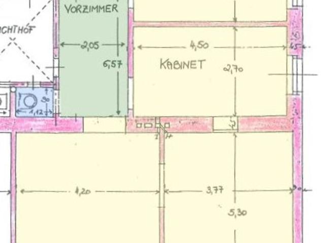 Renovierungsbedürftige Erkerwohnung in Sievering