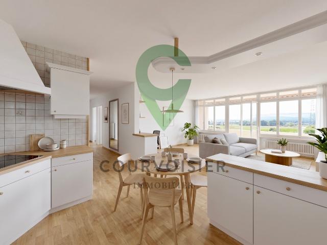Renovierungsbedürftige Wohnung mit freiem Blick und Gemeinschaftspool