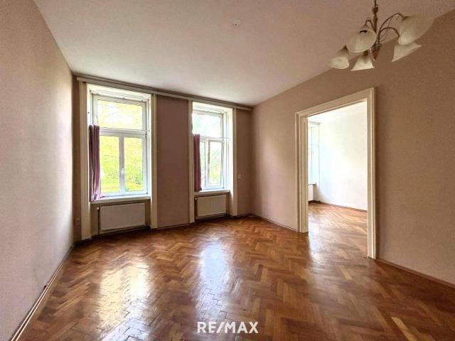 3 Zimmer Wohnung im 1. Stock zum Renovieren. Direkt gegenüber AKH