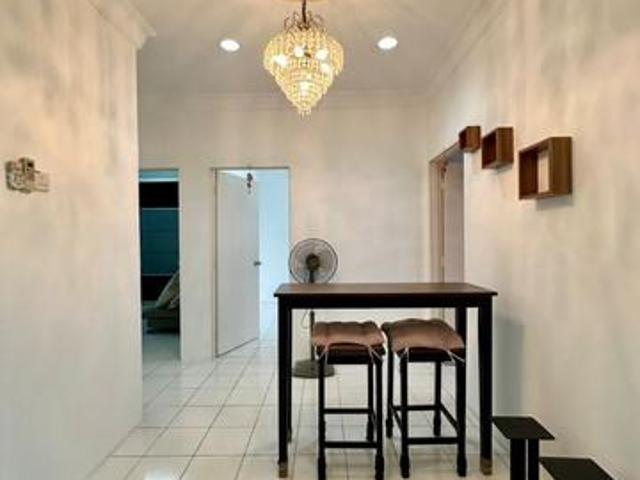 Reopen Taman Seri Setanggi JB Town 850sf Flat High Floor Near CIQ