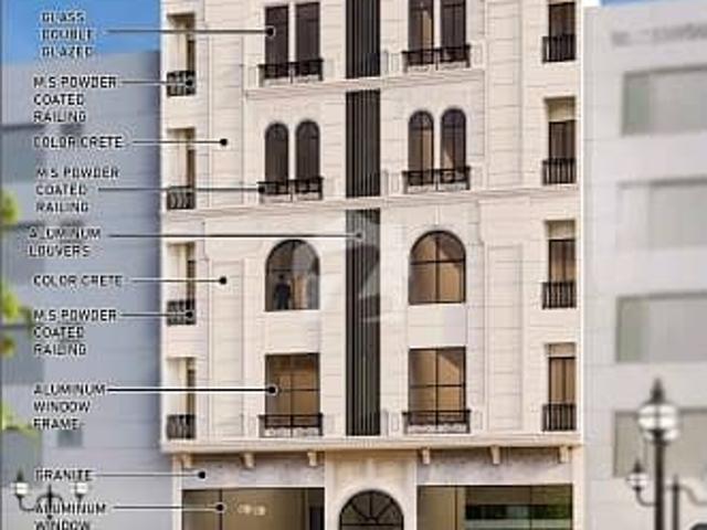 Ready To Sale A Prime Location Flat 1040 Square Feet In Bukhari Commercial Area Karachi