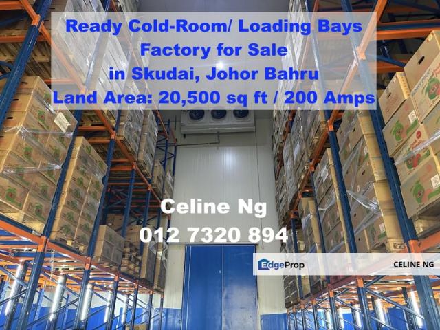 Ready Cold Room & Loading Bays Factory For Sale In Skudai, Johor Bahru