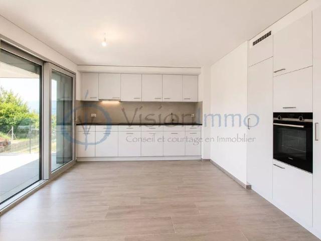 Recent 3.5 room apartment with terrace and lake view