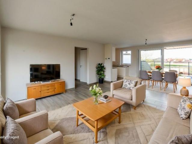 Recent 1 slaapkamer appartement met 2 ruime terrassen