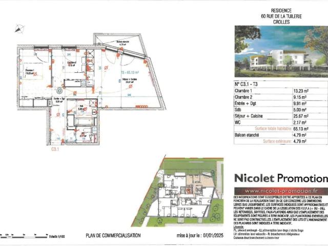 Recherche location CROLLES, contactez notre agence pour une visite: appartement T3 à louer à CROLLES N°LAPP101515 location
