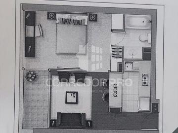 Recoleta, Departamento con 1d + 1b y terraza. Cercano a metro
