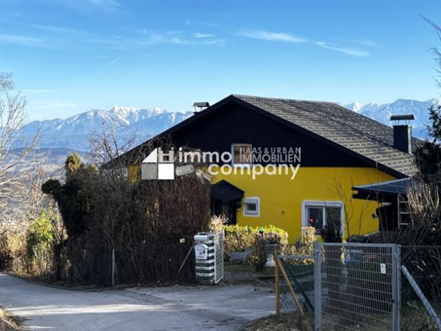 REFUGIUM mit Fernblick Eigenheim mit großem Garten Nähe Pörtschach am Wörthersee