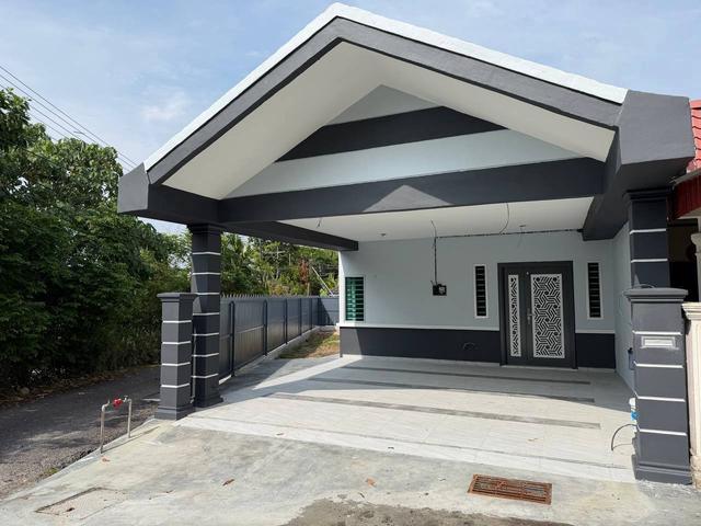 Refurbished corner single storey terrace taman bukit mutiara temiang