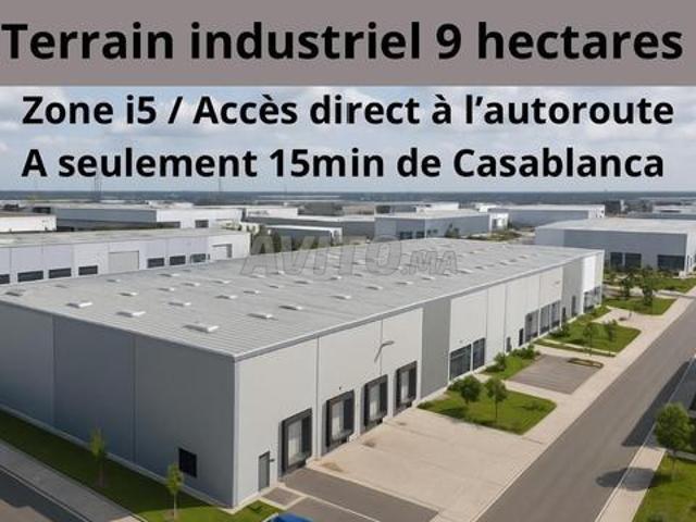 À VENDRE Terrain industriel de 8 hectares