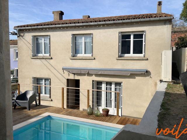 REF CLIFF 5 min CARCASSONNE Maison 125m2 4 chambres Garage Jardin Piscine