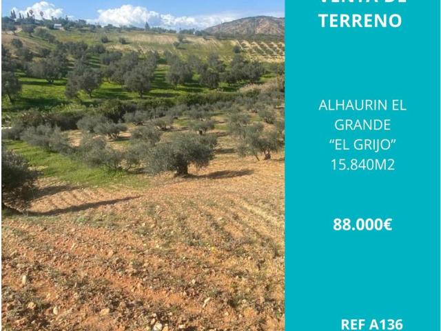 Ref A136 Venta de Terreno Alhaurin el Grande