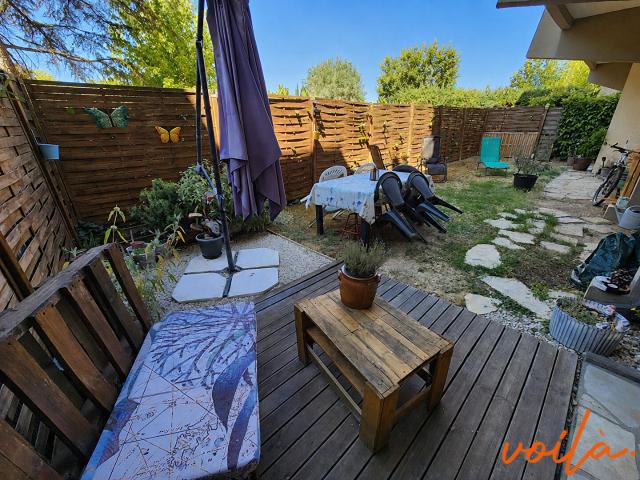 ref: FRUCTUEUX7 APPARTEMENT CARCASSONNE VENDU LOUE DE TYPE 3 AVEC JARDIN CAVE ET PARKING